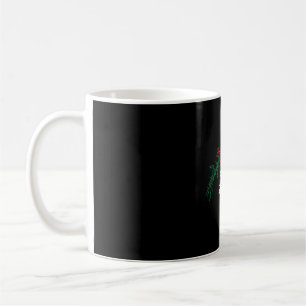 Funny red roses saying faster stronger vegan coffee mug