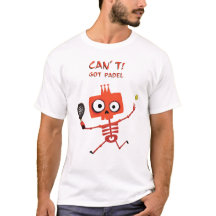 Funny Red Skeleton | Can't. Got Padel | Sports