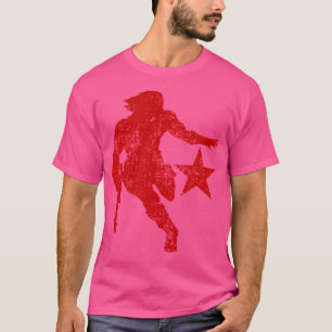 Funny Red Star Soldier Cosplay T-Shirt