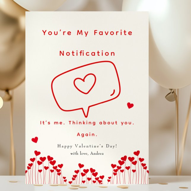 Funny Red Valentine's Day Holiday Card (Creator Uploaded)