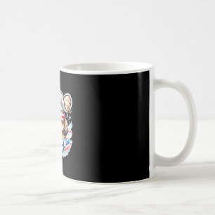 Funny red white and woof maltese dog patriotic usa coffee mug