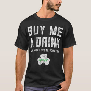 Funny Redhead St Patricks Day Drinking Soulless Gi T-Shirt