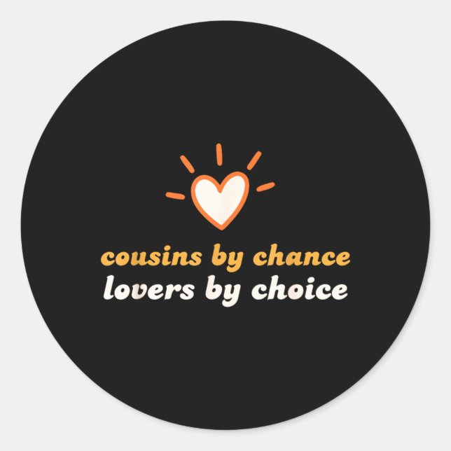 Funny Redneck Cousins Classic Round Sticker (Front)