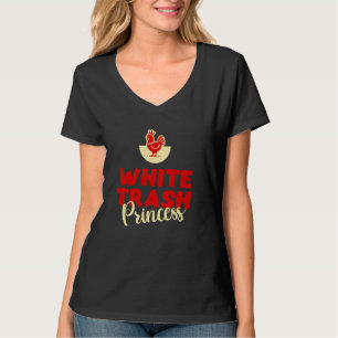 Funny Redneck White Trash Princess Country Trailer T-Shirt