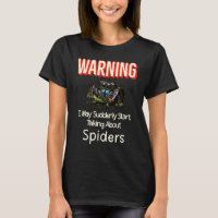 Funny Regal Jumping Spider Spooder mum dad Arachni