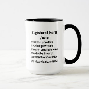 Funny Registered Nurse Definition gifts  Mug