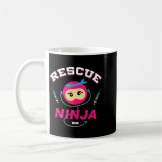 Funny Registered Nurse Rescue Ninja Rn Hospital Coffee Mug