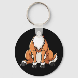 Funny reindeer brown deer christmas xmas animal key ring