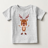 Funny Reindeer custom name clothing