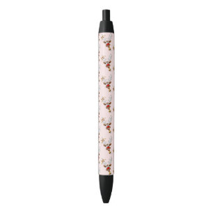 Funny Reindeer Peeking Christmas Meme  Black Ink Pen