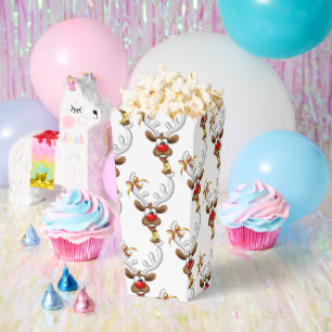 Funny Reindeer Peeking Christmas Meme  Favour Box