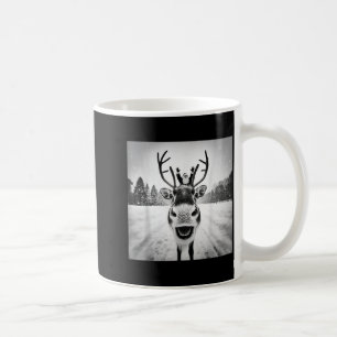 Funny Reindeer Selfie Christmas Men Women Boys And Coffee Mug