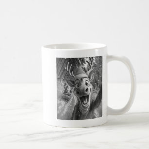 Funny Reindeer Selfie Santa Merry Christmas Men Wo Coffee Mug