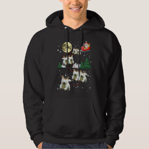 Funny Reindeer Westie Xmas Christmas Dog Lovers Gi Hoodie