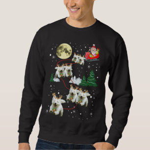Funny Reindeer Westie Xmas Christmas Dog Lovers Gi Sweatshirt