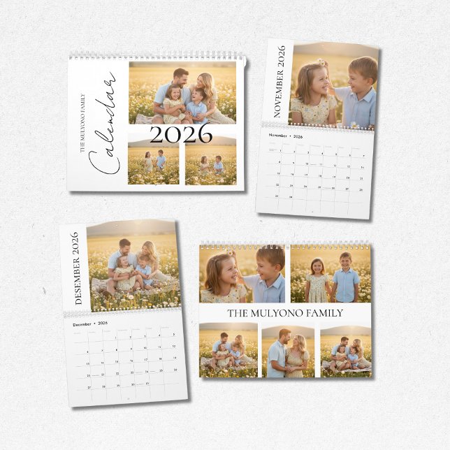 Funny & Relaxed Family Moments 2026 Photo Calendar (Creator Uploaded)
