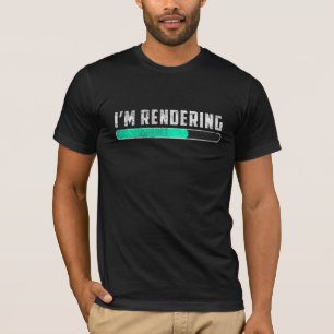 Funny Rendering Animator Video Movie Editor T-Shirt