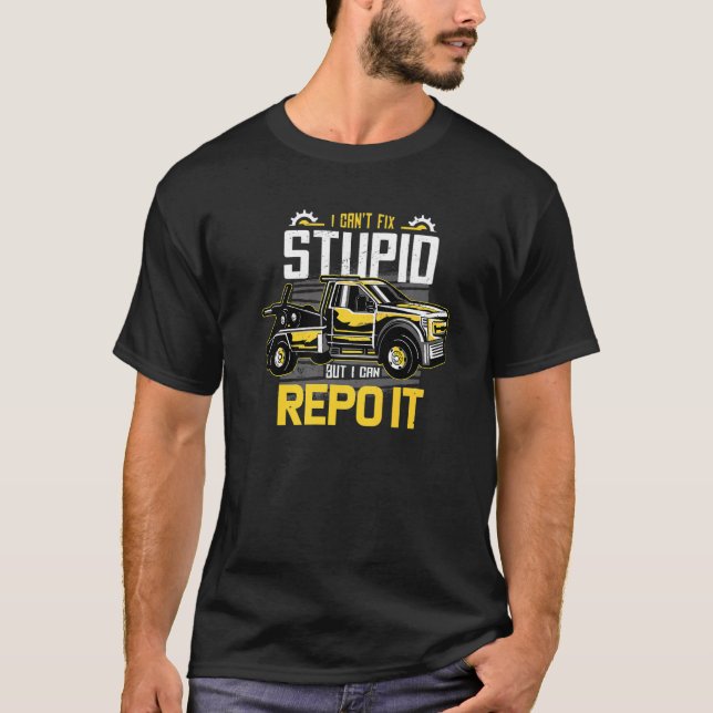 Funny Repo Repossession Recovery Agent Premium T-Shirt (Front)