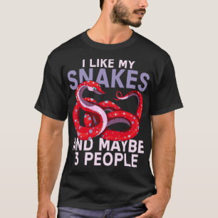 Funny Reptile Lover Animal Pet Snake T-Shirt