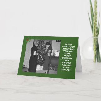 Funny Republican Christmas Holiday Card