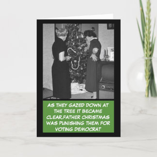 Funny Republican Christmas Holiday Card