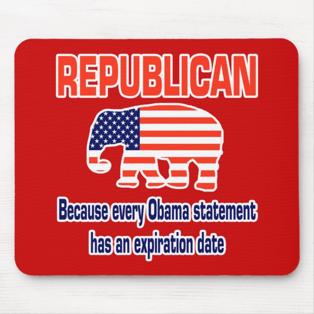 Funny Republican Obama Mouse Mat (Front)