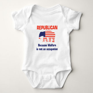 Funny Republican - Welfare Baby Bodysuit