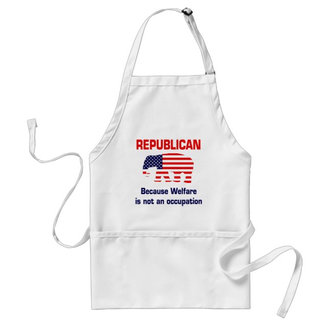 Funny Republican - Welfare Standard Apron (Front)