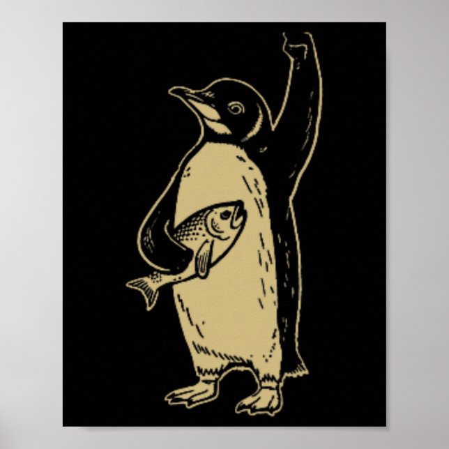 Funny Resist Penguins Protest Against Tariffs (2 S Poster (Front)