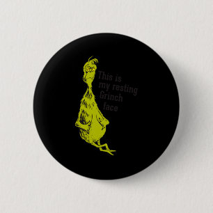 Funny Resting Face 6 Cm Round Badge