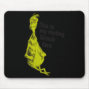 Funny Resting Face Mouse Mat