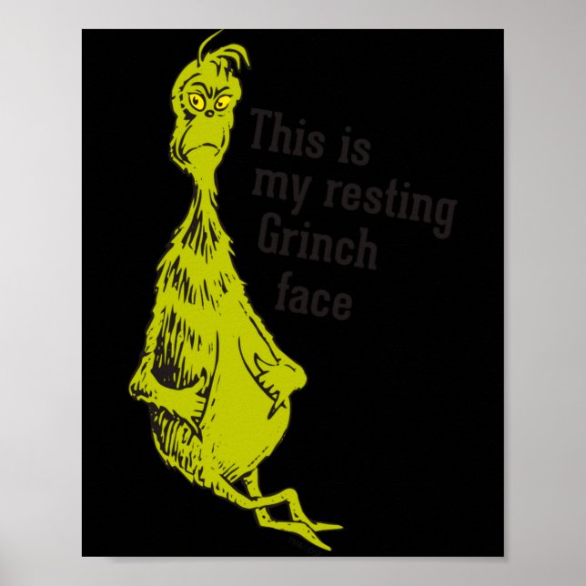 Funny Resting Face  Poster (Front)
