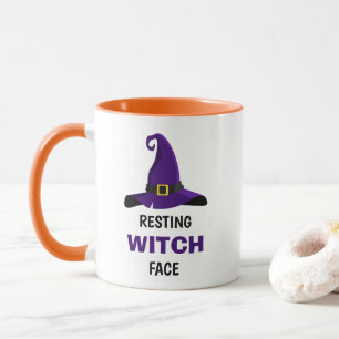 FUNNY!🧙♀️ Resting Witch Face Mug Funny Halloween