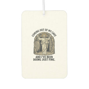 Funny Resurrection Cave Vintage Engraving Shirt De Car Air Freshener
