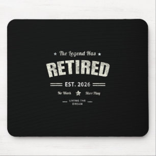 Funny Retired 2026 Hello Rest Mom Vacay Dad Cruise Mouse Mat
