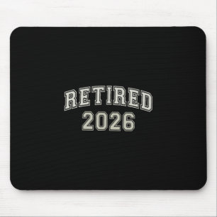 Funny Retired 2026 University I'm Done Mom Cruise  Mouse Mat