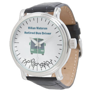 Funny Retired Bus Driver Name Jumble Numbers  Watch