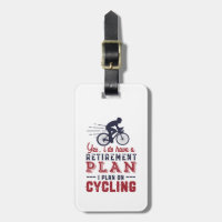 Funny Retired Cyclist Retirement Plan Ride Bicycle
