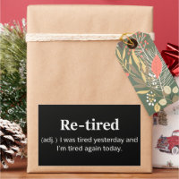 Funny Retired Definition Sarcastic Retirement Joke