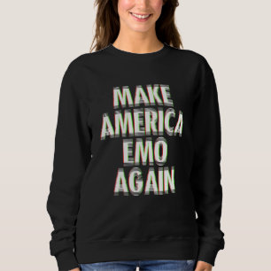 Funny Retired Emo Kid Sad Music Goth Punk Scene Go Sweatshirt