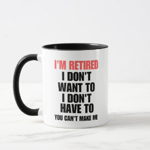 Funny Retired Gift For Retirement Boss Coworker Mug