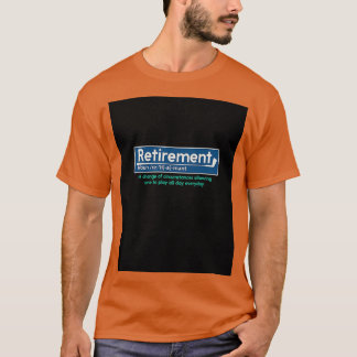 Funny Retired Golfer GraphicCopy T-Shirt