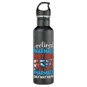 Funny Retired Pharmacist Retirement Premium 710 Ml Water Bottle