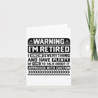Funny Retiree Retirement Mens Womens Warning Im Re