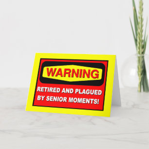 Funny retirement card