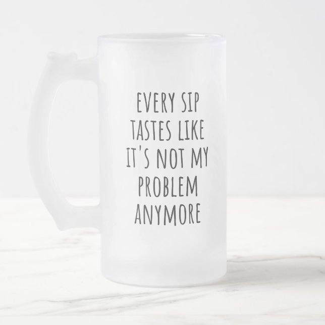 Funny Retirement Coffee Mug – “Every Sip Tastes (Left)
