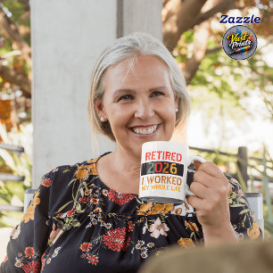 Funny Retirement Custom Year Vintage Quote Coffee Mug