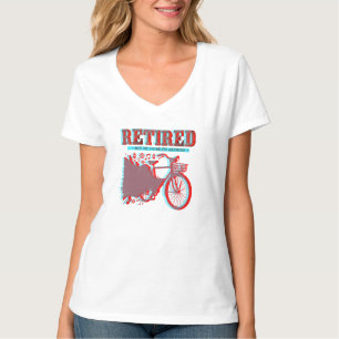 Funny Retirement Cycling Gift T-Shirt