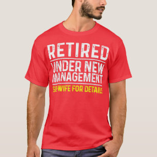 Funny Retirement Design Men Male Dad Retiring Part T-Shirt