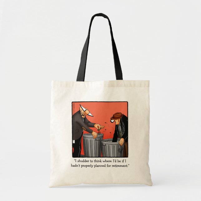 Funny Retirement Humour Book Tote (Front)